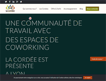 Tablet Screenshot of la-cordee.net